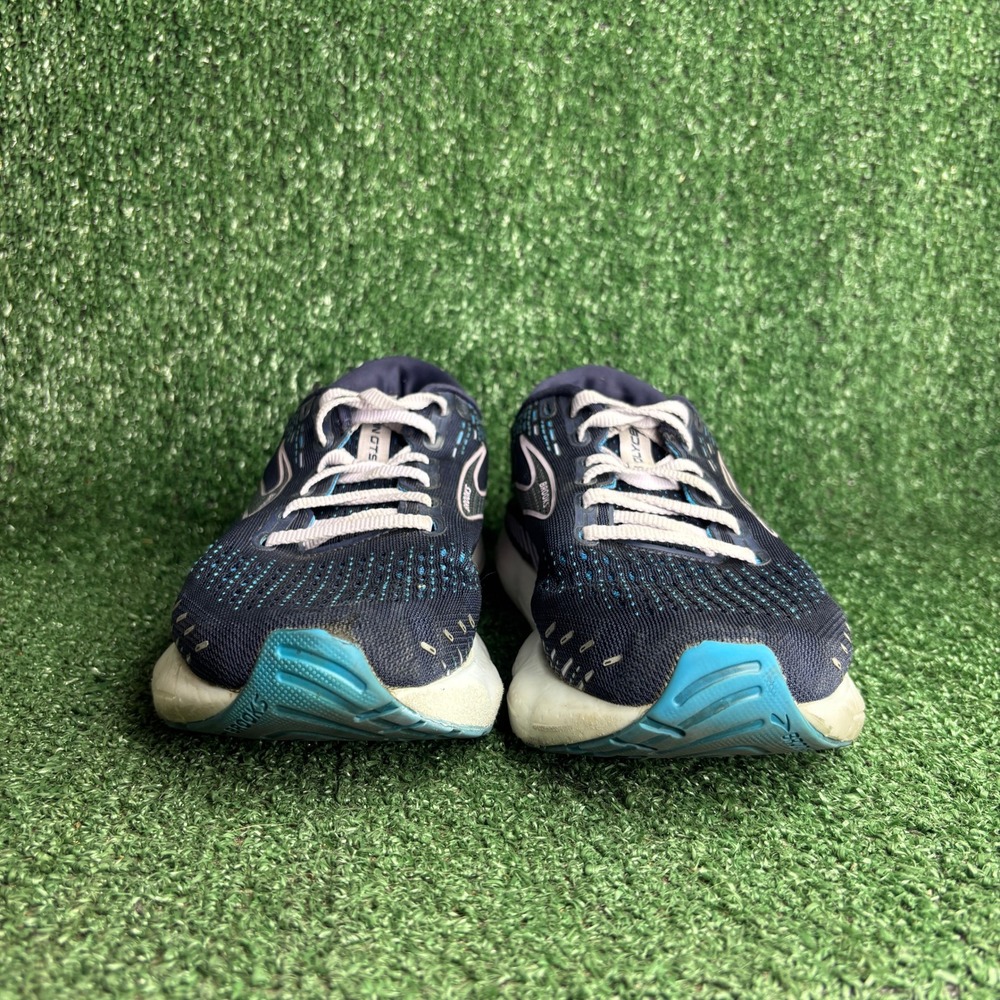 Brooks Glycerin GTS 20 Supportive Cushioned Running Shoes Blue Womens 8.5 D Wide - Picture 2 of 12